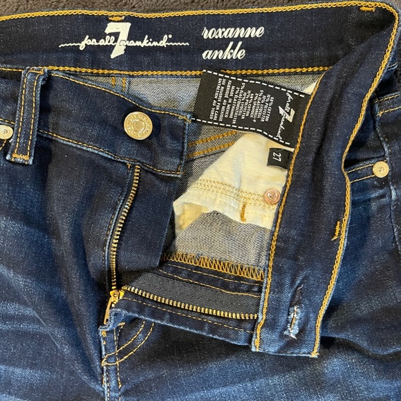 7 For All Mankind Denim - EUC 7 for All Mankind Roxanne Ankle Jeans - 27